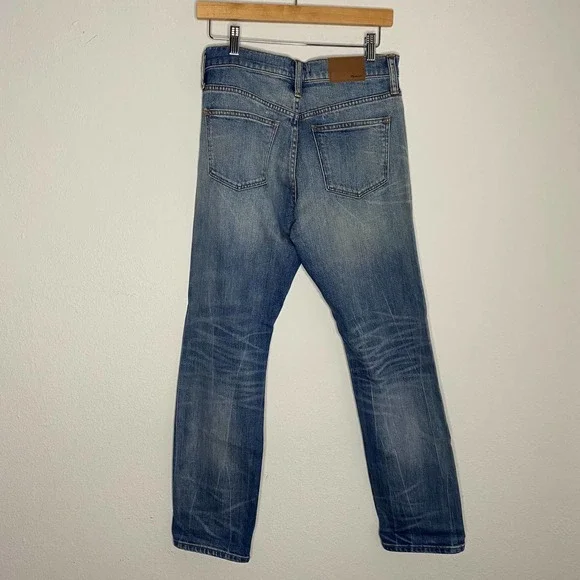 Madewell Straight-Leg Jeans in Cloverdale: Selvedge Edition NWT 27 - Picture 10 of 10